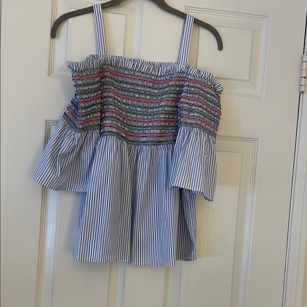 Cold shoulder blouse